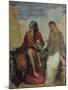 Othello and Desdemona in Venice, 1850-Theodore Chasseriau-Mounted Giclee Print