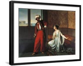 Othello and Desdemona, Scene from Otello-William Shakespeare-Framed Giclee Print