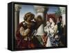 Othello and Desdemona-Daniel Maclise-Framed Stretched Canvas