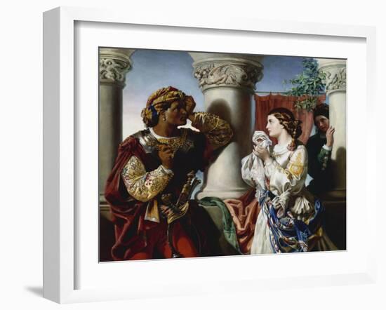 Othello and Desdemona-Daniel Maclise-Framed Giclee Print