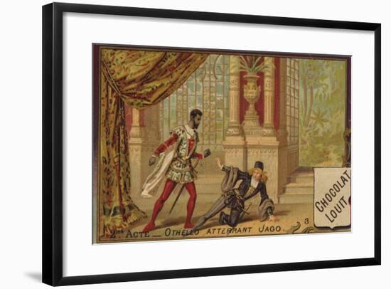 Othello and Iago-null-Framed Giclee Print