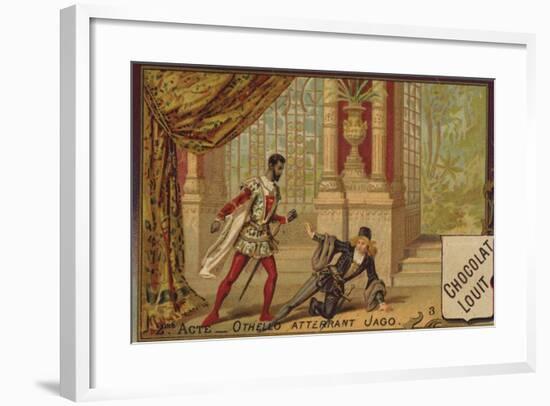 Othello and Iago-null-Framed Giclee Print