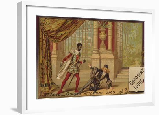 Othello and Iago-null-Framed Giclee Print