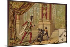 Othello and Iago-null-Mounted Giclee Print