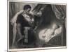 Othello Approaches the Sleeping Desdemona-Heinrich Hofmann-Mounted Art Print