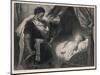 Othello Approaches the Sleeping Desdemona-Heinrich Hofmann-Mounted Art Print