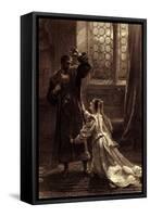 Othello by William Shakespeare-Frank Dicksee-Framed Stretched Canvas