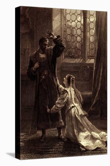 Othello by William Shakespeare-Frank Dicksee-Stretched Canvas
