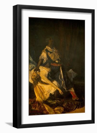 Othello Killing Desdemona, 1879-A. J. De Fehrt-Framed Giclee Print