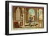 Othello Overhears Iago and Cassio-null-Framed Giclee Print