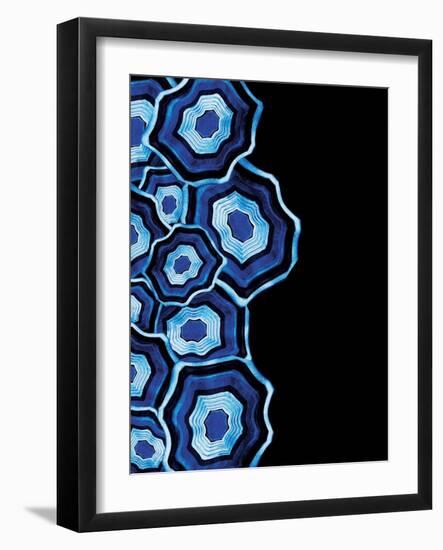 Other Half Of Blue Agates-Jace Grey-Framed Art Print