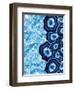 Other Half Of Blue White Agates-Jace Grey-Framed Art Print