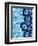 Other Half Of Blue White Agates-Jace Grey-Framed Art Print