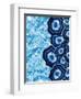 Other Half Of Blue White Agates-Jace Grey-Framed Art Print