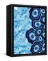 Other Half Of Blue White Agates-Jace Grey-Framed Stretched Canvas