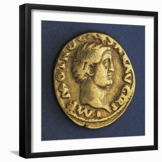 Otho Aureus Bearing Image of Emperor, 69 Ad, Recto, Roman Coins Ad-null-Framed Giclee Print