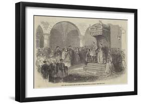 Otho, King of Greece, and His Queen, in the Cathedral at Athens-null-Framed Giclee Print