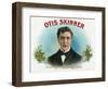 Otis Skinner Brand Cigar Box Label-Lantern Press-Framed Art Print