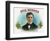 Otis Skinner Brand Cigar Box Label-Lantern Press-Framed Art Print