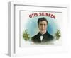 Otis Skinner Brand Cigar Box Label-Lantern Press-Framed Art Print