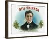 Otis Skinner Brand Cigar Box Label-Lantern Press-Framed Art Print