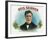 Otis Skinner Brand Cigar Box Label-Lantern Press-Framed Art Print