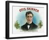 Otis Skinner Brand Cigar Box Label-Lantern Press-Framed Art Print