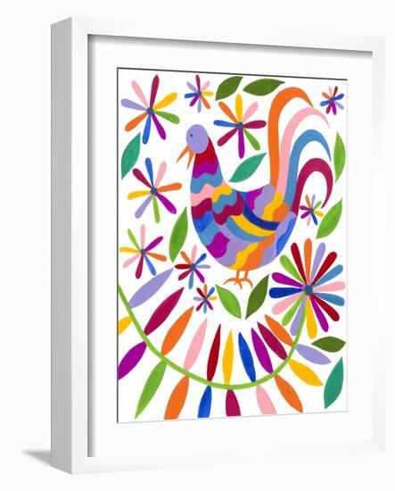 Otomi Bird I-Regina Moore-Framed Art Print