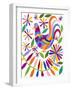 Otomi Bird I-Regina Moore-Framed Art Print