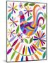 Otomi Bird I-Regina Moore-Mounted Art Print