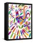 Otomi Bird I-Regina Moore-Framed Stretched Canvas