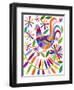 Otomi Bird I-Regina Moore-Framed Art Print