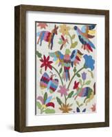 Otomi Embroidery II-Chariklia Zarris-Framed Art Print