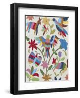 Otomi Embroidery II-Chariklia Zarris-Framed Art Print