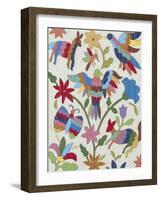 Otomi Embroidery II-Chariklia Zarris-Framed Art Print