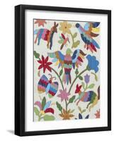 Otomi Embroidery II-Chariklia Zarris-Framed Art Print