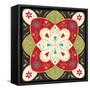 Otomi Holiday XI Black-Veronique Charron-Framed Stretched Canvas