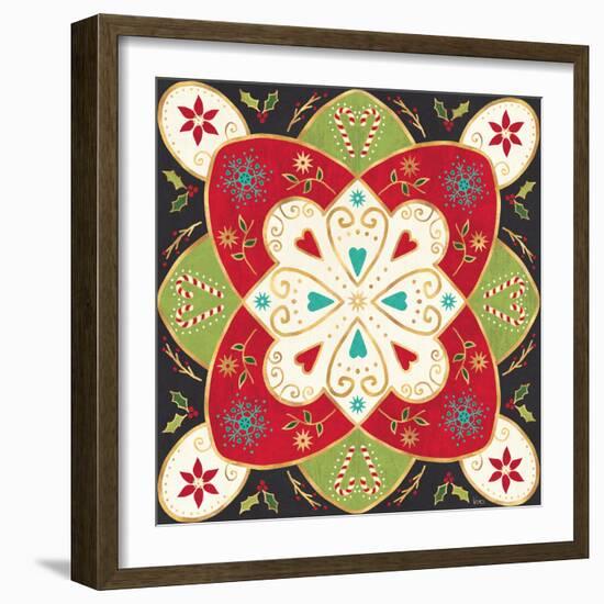 Otomi Holiday XI Black-Veronique Charron-Framed Art Print