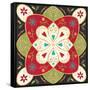 Otomi Holiday XI Black-Veronique Charron-Framed Stretched Canvas