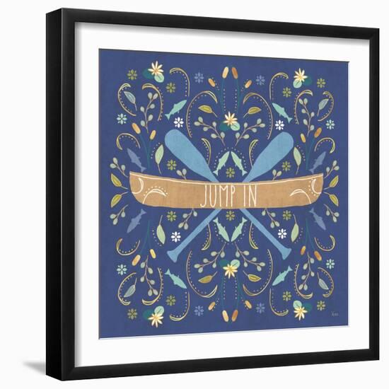 Otomi Lake III Dark-Veronique Charron-Framed Art Print