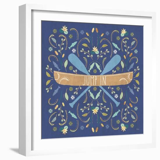 Otomi Lake III Dark-Veronique Charron-Framed Art Print