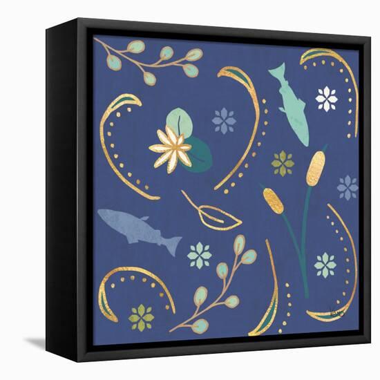 Otomi Lake Step 02B-Veronique Charron-Framed Stretched Canvas