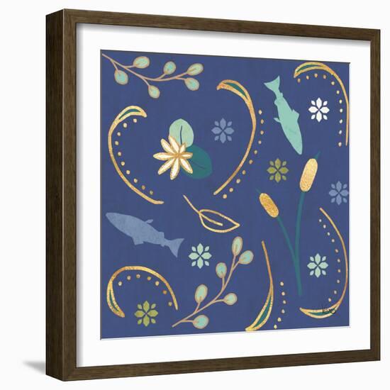 Otomi Lake Step 02B-Veronique Charron-Framed Art Print