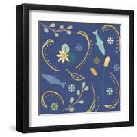 Otomi Lake Step 02B-Veronique Charron-Framed Art Print