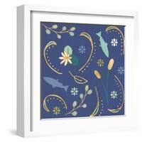 Otomi Lake Step 02B-Veronique Charron-Framed Art Print