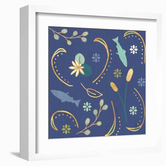 Otomi Lake Step 02B-Veronique Charron-Framed Art Print