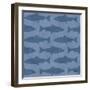 Otomi Lake Step 05B-Veronique Charron-Framed Art Print