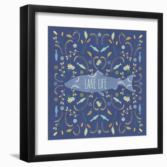 Otomi Lake V Dark-Veronique Charron-Framed Art Print