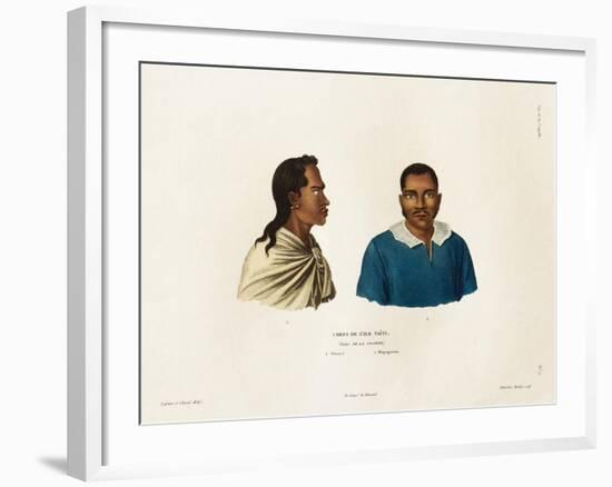 Otouré and Oupaparou-Ambroise Tardieu-Framed Giclee Print