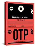 OTP Bucharest Luggage Tag I-NaxArt-Stretched Canvas